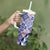 Aloha Vintage Palaka Floral Hawaiian Quilt Tumbler With Handle Poni Motif - Polynesian Pride