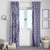 Aloha Vintage Palaka Floral Hawaiian Quilt Window Curtain Poni Motif - Polynesian Pride