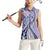 Aloha Vintage Palaka Floral Hawaiian Quilt Women Sleeveless Polo Shirt Poni Motif - Polynesian Pride