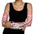 Aloha Vintage Palaka Floral Hawaiian Quilt Arm Sleeves Ulaula Motif - Polynesian Pride