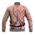 Aloha Vintage Palaka Floral Hawaiian Quilt Baseball Jacket Ulaula Motif - Polynesian Pride