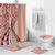 Aloha Vintage Palaka Floral Hawaiian Quilt Bathroom Set Ulaula Motif - Polynesian Pride