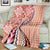 Aloha Vintage Palaka Floral Hawaiian Quilt Blanket Ulaula Motif - Polynesian Pride