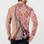 Aloha Vintage Palaka Floral Hawaiian Quilt Button Sweatshirt Ulaula Motif - Polynesian Pride