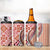 Aloha Vintage Palaka Floral Hawaiian Quilt 4 in 1 Can Cooler Tumbler Ulaula Motif - Polynesian Pride
