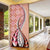 Aloha Vintage Palaka Floral Hawaiian Quilt Door Cover Ulaula Motif - Polynesian Pride
