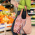 Aloha Vintage Palaka Floral Hawaiian Quilt Grocery Bag Ulaula Motif - Polynesian Pride