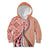 Aloha Vintage Palaka Floral Hawaiian Quilt Kid Hoodie Ulaula Motif - Polynesian Pride