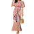 Aloha Vintage Palaka Floral Hawaiian Quilt Mermaid Dress Ulaula Motif - Polynesian Pride