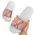 Aloha Vintage Palaka Floral Hawaiian Quilt Slide Sandals Ulaula Motif - Polynesian Pride