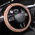 Aloha Vintage Palaka Floral Hawaiian Quilt Steering Wheel Cover Ulaula Motif - Polynesian Pride