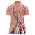 Aloha Vintage Palaka Floral Hawaiian Quilt Women Polo Shirt Ulaula Motif - Polynesian Pride