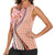 Aloha Vintage Palaka Floral Hawaiian Quilt Women Sleeveless Polo Shirt Ulaula Motif - Polynesian Pride