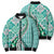 Aloha Vintage Palaka Floral Hawaiian Quilt Bomber Puffer Jacket Polu Motif - Polynesian Pride