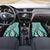 Aloha Vintage Palaka Floral Hawaiian Quilt Car Mats Polu Motif - Polynesian Pride