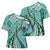 Aloha Vintage Palaka Floral Hawaiian Quilt Cross Shoulder Shirt Polu Motif - Polynesian Pride