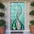 Aloha Vintage Palaka Floral Hawaiian Quilt Door Cover Polu Motif - Polynesian Pride