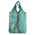 Aloha Vintage Palaka Floral Hawaiian Quilt Grocery Bag Polu Motif - Polynesian Pride