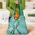 Aloha Vintage Palaka Floral Hawaiian Quilt Grocery Bag Polu Motif - Polynesian Pride