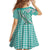 Aloha Vintage Palaka Floral Hawaiian Quilt Kid Short Sleeve Dress Polu Motif - Polynesian Pride