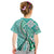 Aloha Vintage Palaka Floral Hawaiian Quilt Kid T Shirt Polu Motif - Polynesian Pride