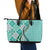 Aloha Vintage Palaka Floral Hawaiian Quilt Leather Tote Bag Polu Motif - Polynesian Pride