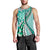 Aloha Vintage Palaka Floral Hawaiian Quilt Men Tank Top Polu Motif - Polynesian Pride