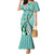Aloha Vintage Palaka Floral Hawaiian Quilt Mermaid Dress Polu Motif - Polynesian Pride