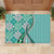 Aloha Vintage Palaka Floral Hawaiian Quilt Rubber Doormat Polu Motif - Polynesian Pride