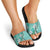 Aloha Vintage Palaka Floral Hawaiian Quilt Slide Sandals Polu Motif - Polynesian Pride