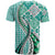 Aloha Vintage Palaka Floral Hawaiian Quilt T Shirt Polu Motif - Polynesian Pride