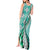 Aloha Vintage Palaka Floral Hawaiian Quilt Tank Maxi Dress Polu Motif - Polynesian Pride