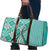 Aloha Vintage Palaka Floral Hawaiian Quilt Travel Bag Polu Motif - Polynesian Pride