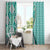 Aloha Vintage Palaka Floral Hawaiian Quilt Window Curtain Polu Motif - Polynesian Pride