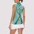 Aloha Vintage Palaka Floral Hawaiian Quilt Women Sleeveless Polo Shirt Polu Motif - Polynesian Pride