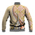 Aloha Vintage Palaka Floral Hawaiian Quilt Baseball Jacket Melemele Motif - Polynesian Pride