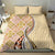 Aloha Vintage Palaka Floral Hawaiian Quilt Bedding Set Melemele Motif - Polynesian Pride