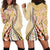 Aloha Vintage Palaka Floral Hawaiian Quilt Hoodie Dress Melemele Motif - Polynesian Pride