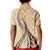 Aloha Vintage Palaka Floral Hawaiian Quilt Kid Polo Shirt Melemele Motif - Polynesian Pride