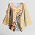 Aloha Vintage Palaka Floral Hawaiian Quilt Kimono Sleeve Blouse Melemele Motif - Polynesian Pride