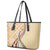 Aloha Vintage Palaka Floral Hawaiian Quilt Leather Tote Bag Melemele Motif - Polynesian Pride