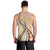 Aloha Vintage Palaka Floral Hawaiian Quilt Men Tank Top Melemele Motif - Polynesian Pride