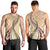 Aloha Vintage Palaka Floral Hawaiian Quilt Men Tank Top Melemele Motif - Polynesian Pride