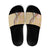 Aloha Vintage Palaka Floral Hawaiian Quilt Slide Sandals Melemele Motif - Polynesian Pride