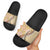 Aloha Vintage Palaka Floral Hawaiian Quilt Slide Sandals Melemele Motif - Polynesian Pride