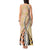 Aloha Vintage Palaka Floral Hawaiian Quilt Tank Maxi Dress Melemele Motif - Polynesian Pride