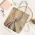 Aloha Vintage Palaka Floral Hawaiian Quilt Tote Bag Melemele Motif - Polynesian Pride