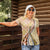 Aloha Vintage Palaka Floral Hawaiian Quilt Women Polo Shirt Melemele Motif - Polynesian Pride
