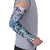 Aloha Vintage Plumeria Hawaiian Tapa Pattern Arm Sleeves Blue Hawaiian Tapa Pattern - Polynesian Pride