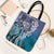 Aloha Vintage Plumeria Hawaiian Tapa Pattern Tote Bag Blue Hawaiian Tapa Pattern - Polynesian Pride